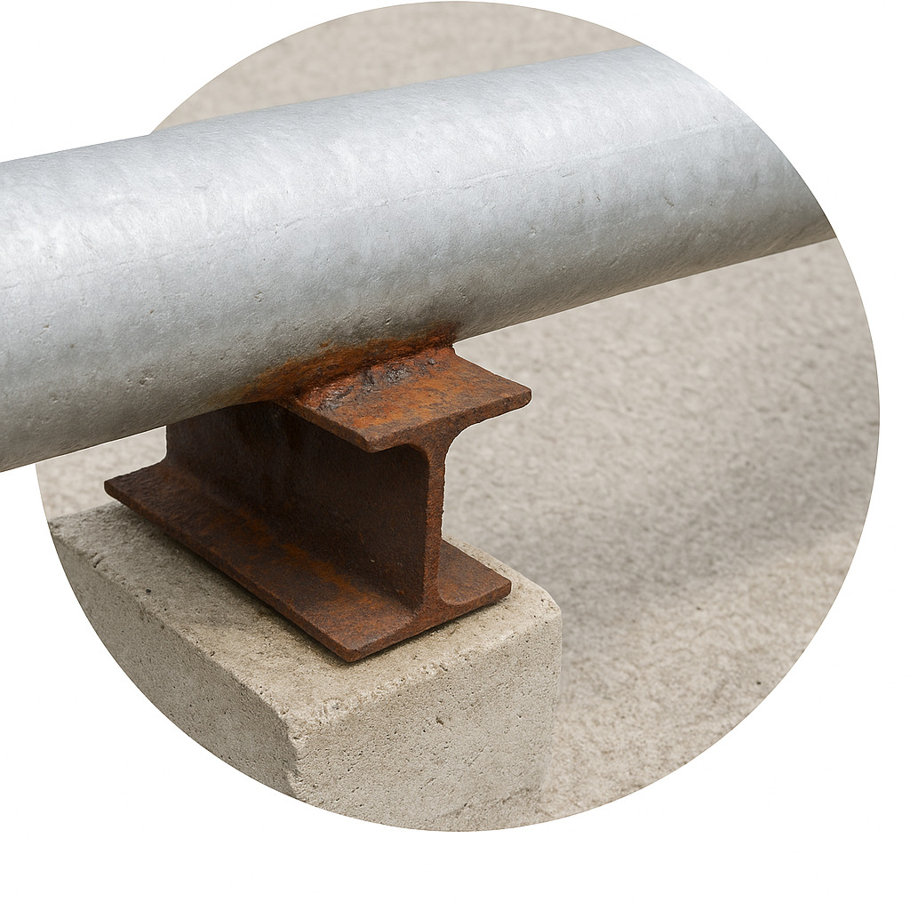 Pipe Supports and Touch Points
